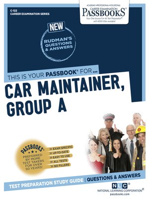 cover image of Car Maintainer, Group A